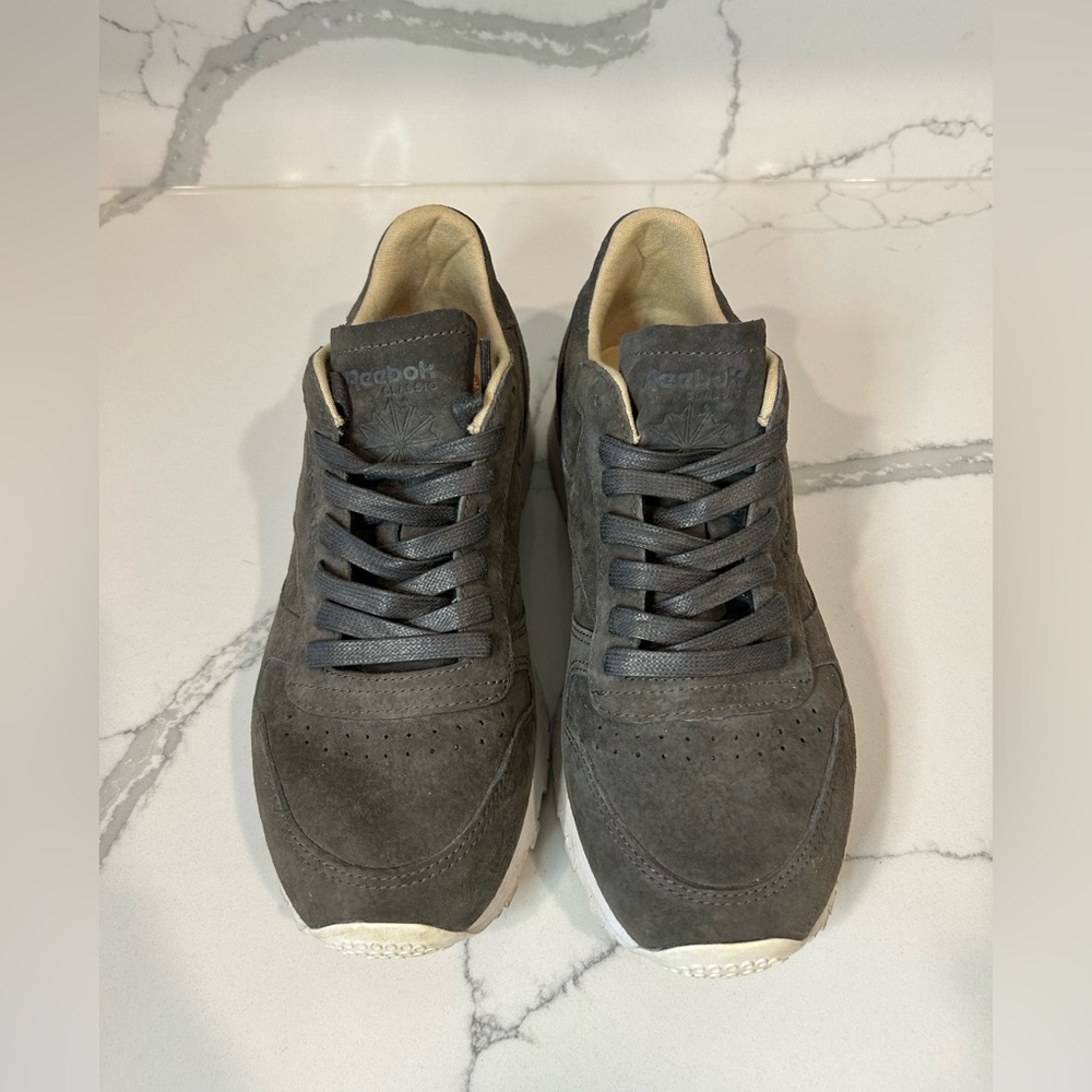 Reebok Dark Gray Suede Women's Sneakers